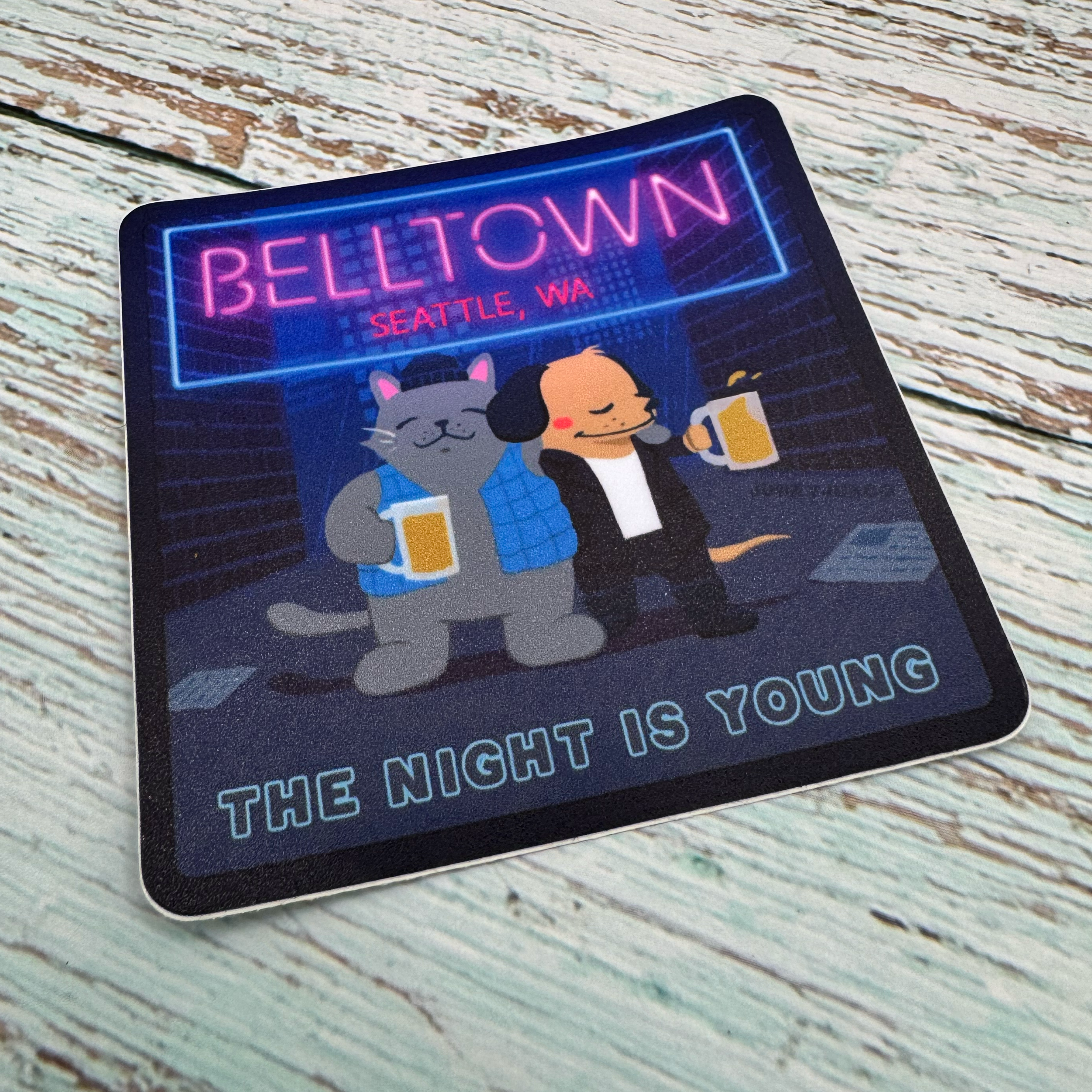 Belltown Sticker