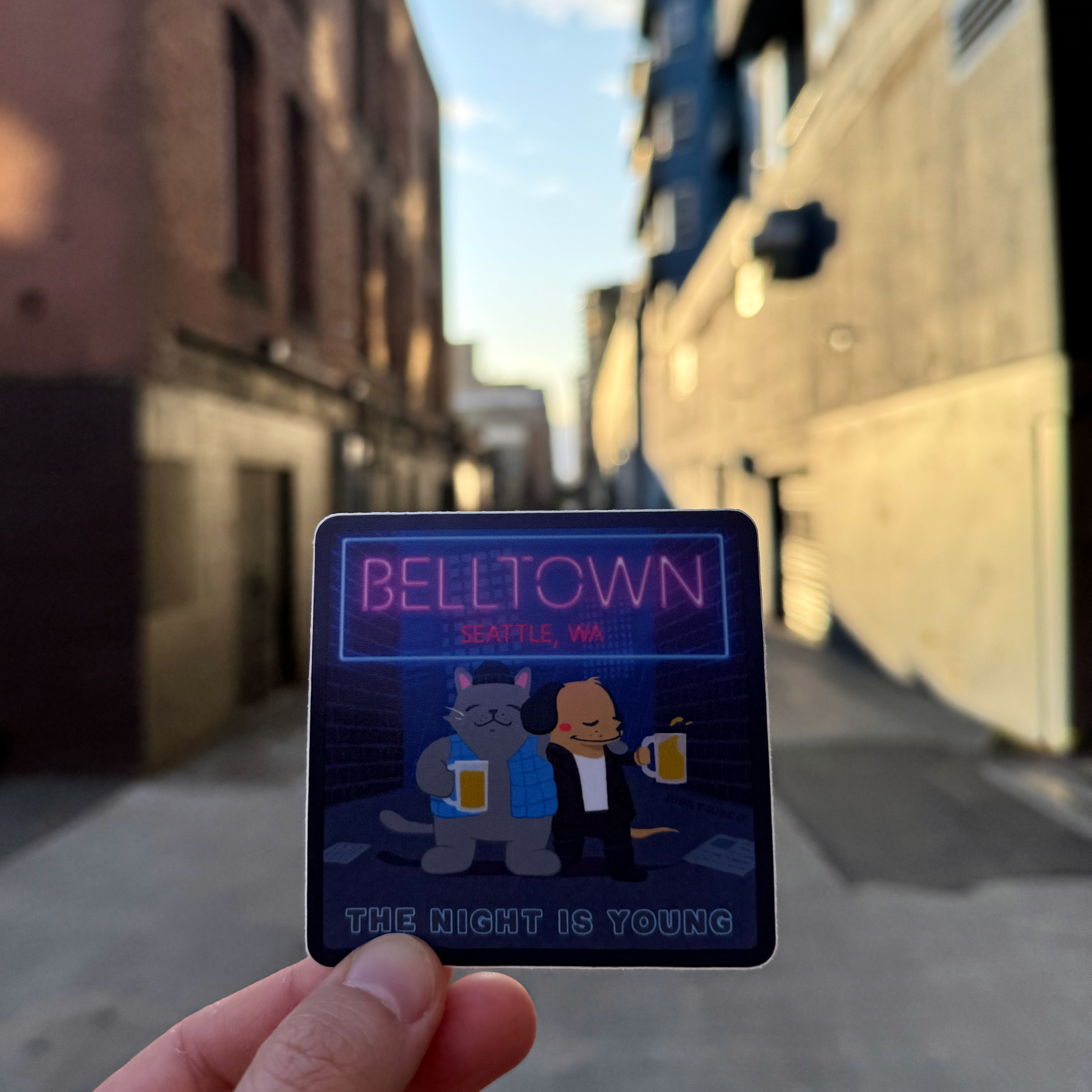 Belltown Sticker