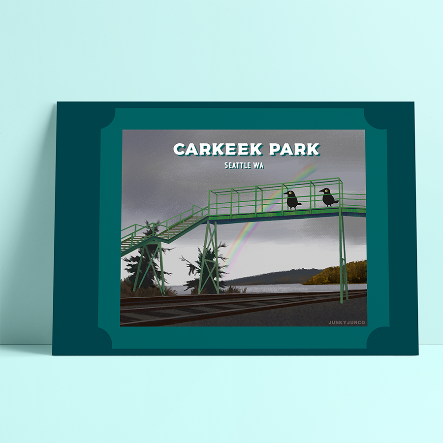Carkeek Park (Seattle) Art Print