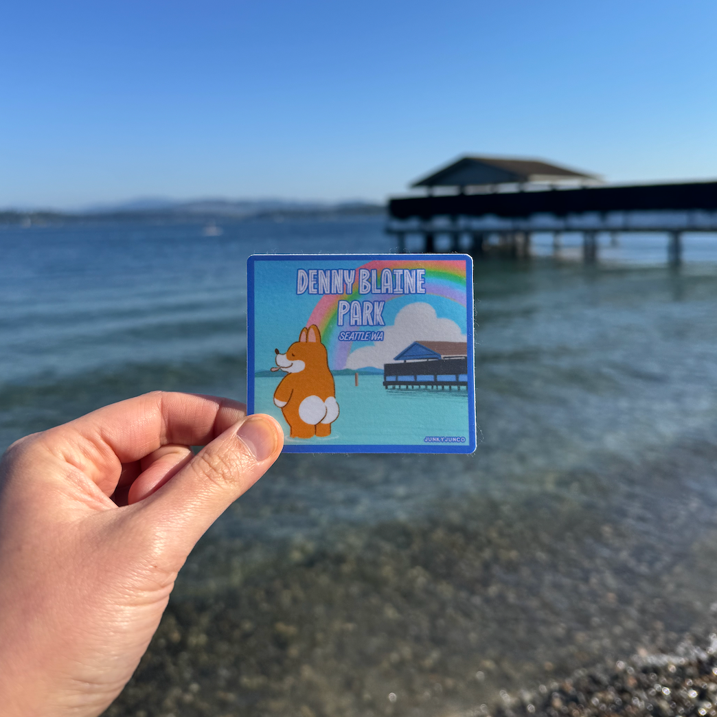 Denny Blaine Park Sticker