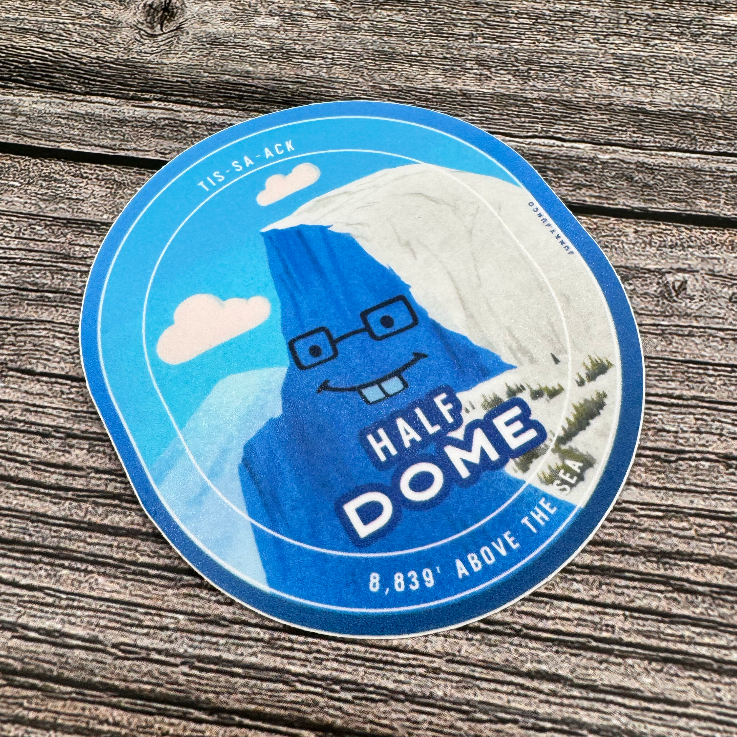 Half Dome Sticker