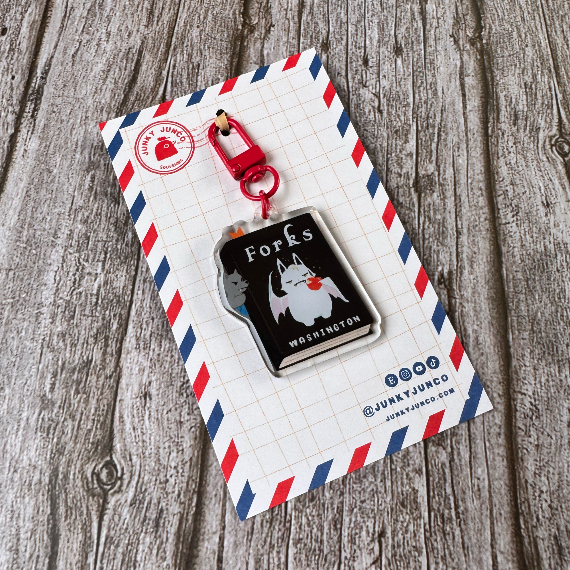 Forks, Washington Keychain