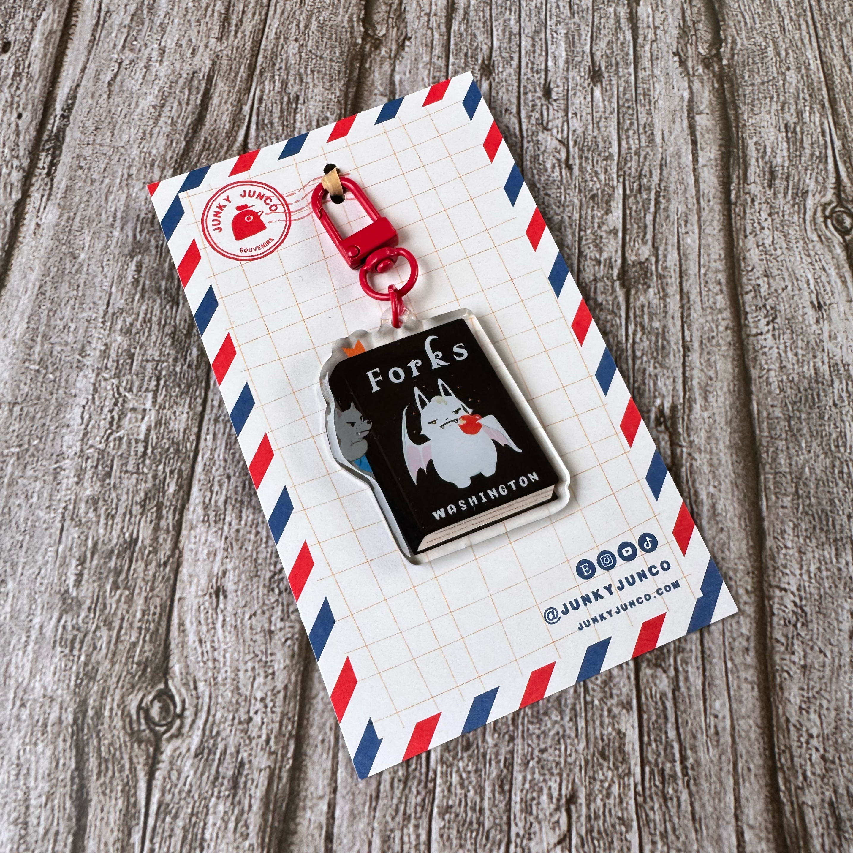 Forks, Washington Keychain