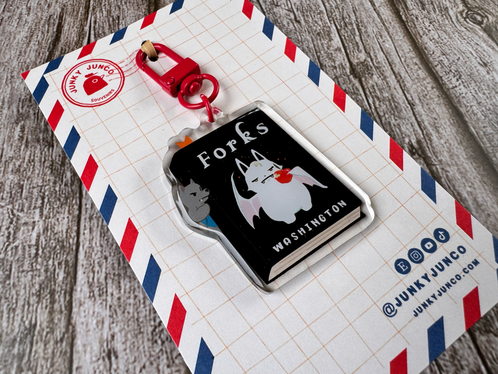 Forks, Washington Keychain