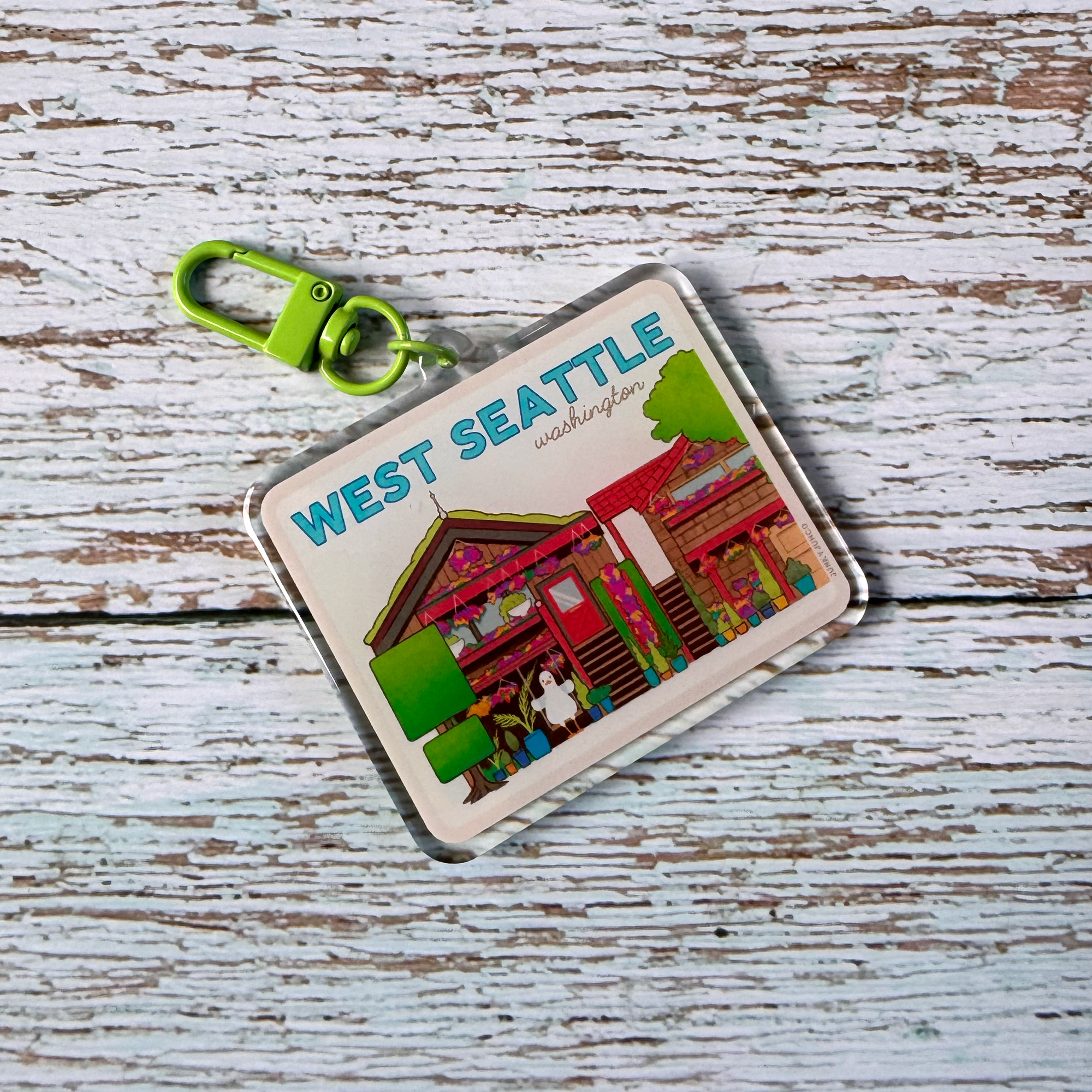 West Seattle Keychain