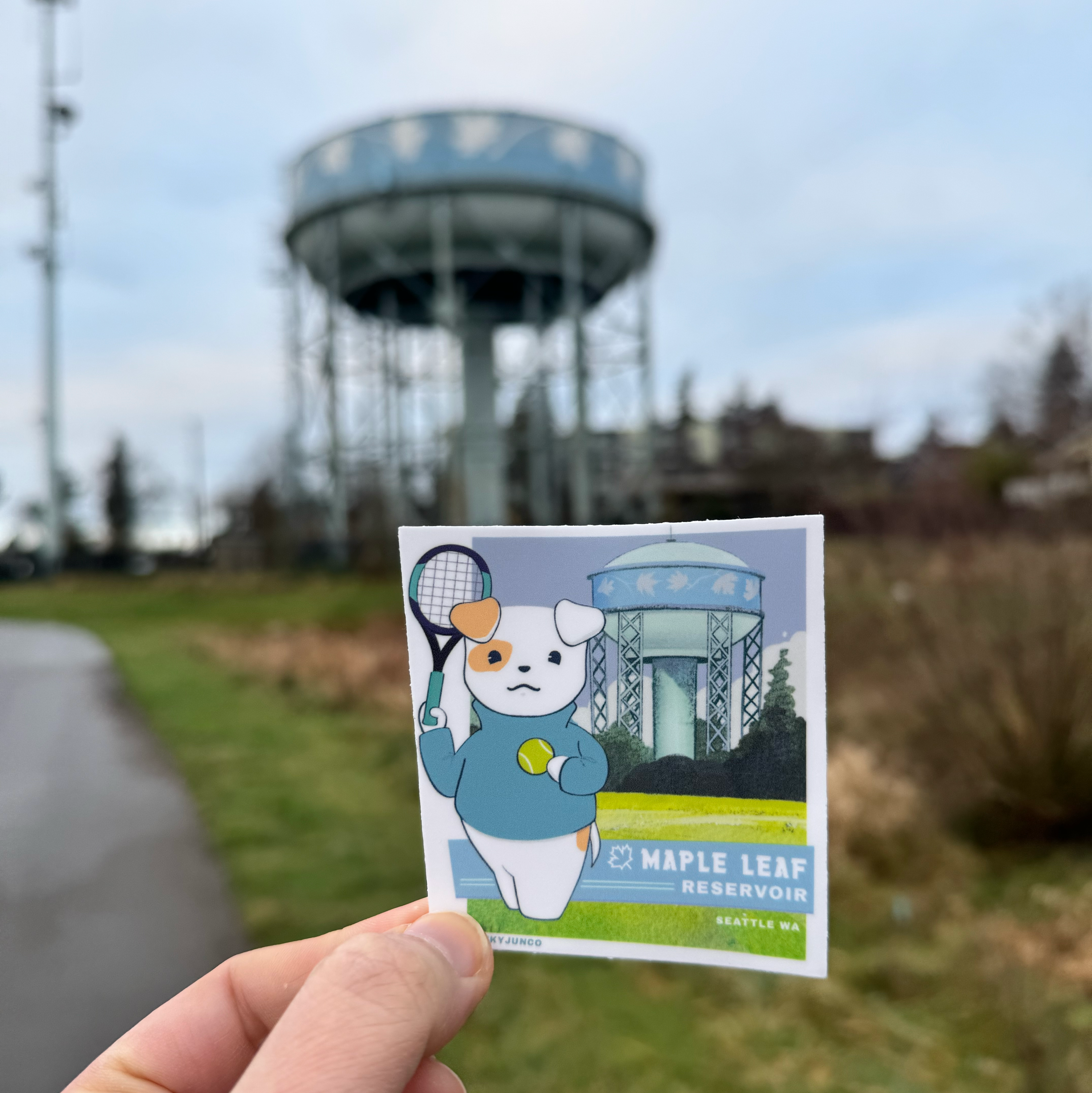 Maple Leaf Reservoir Sticker