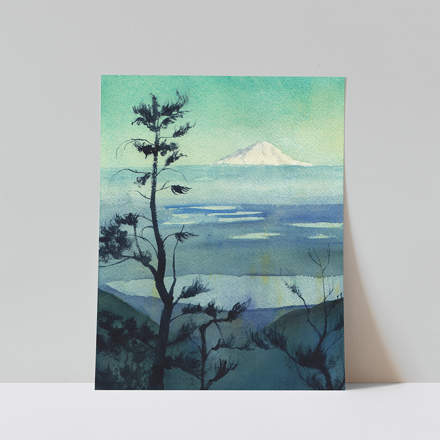 Mount Ellinor Art Print