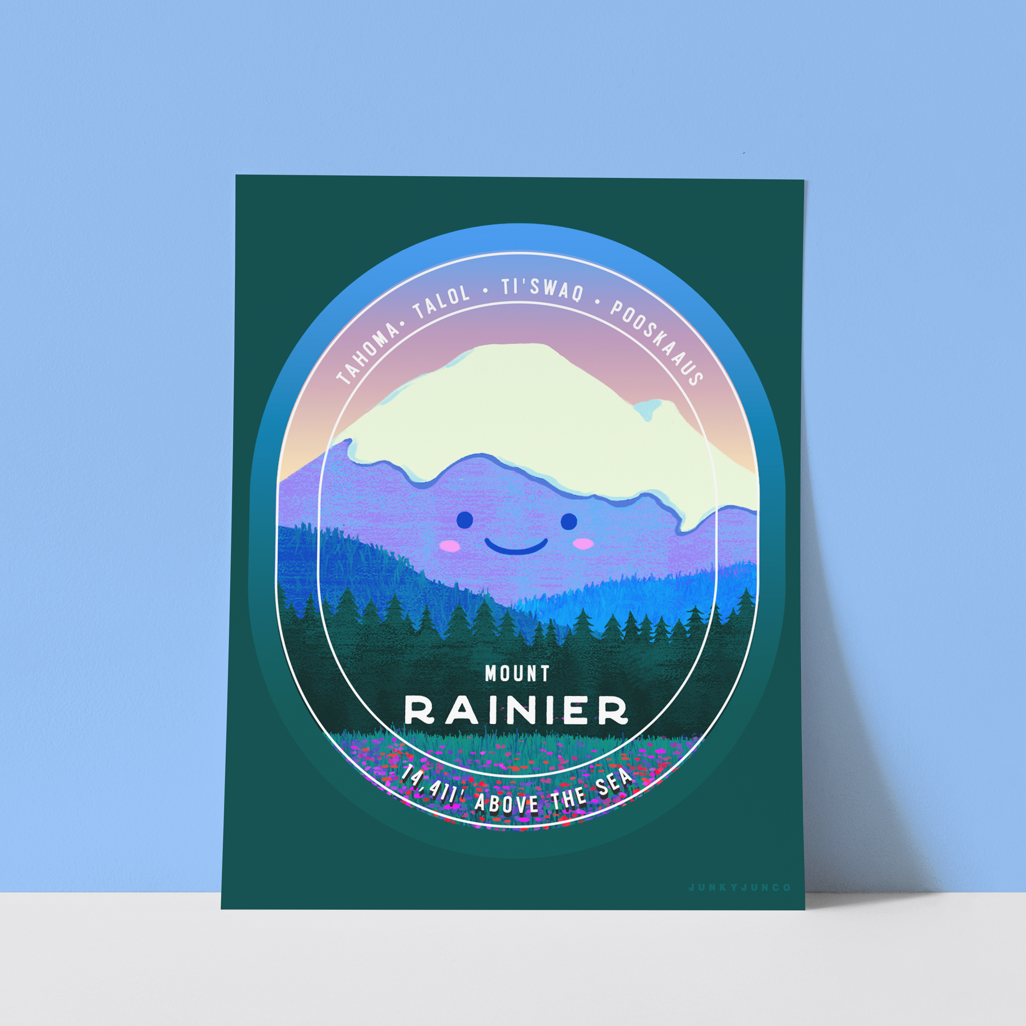 Mount Rainier Art Print