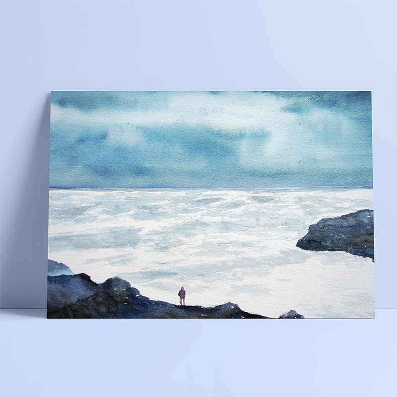 In Search of Sea (Seattle) Art Print
