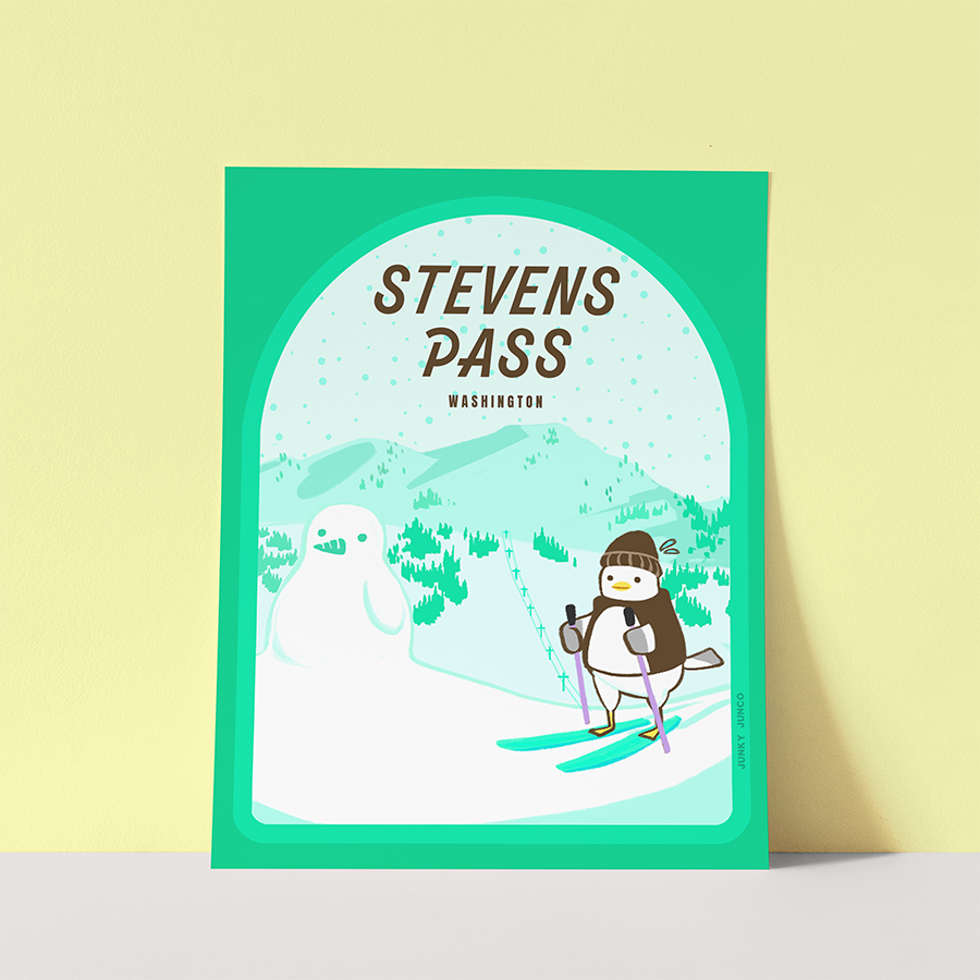 Stevens Pass Art Print