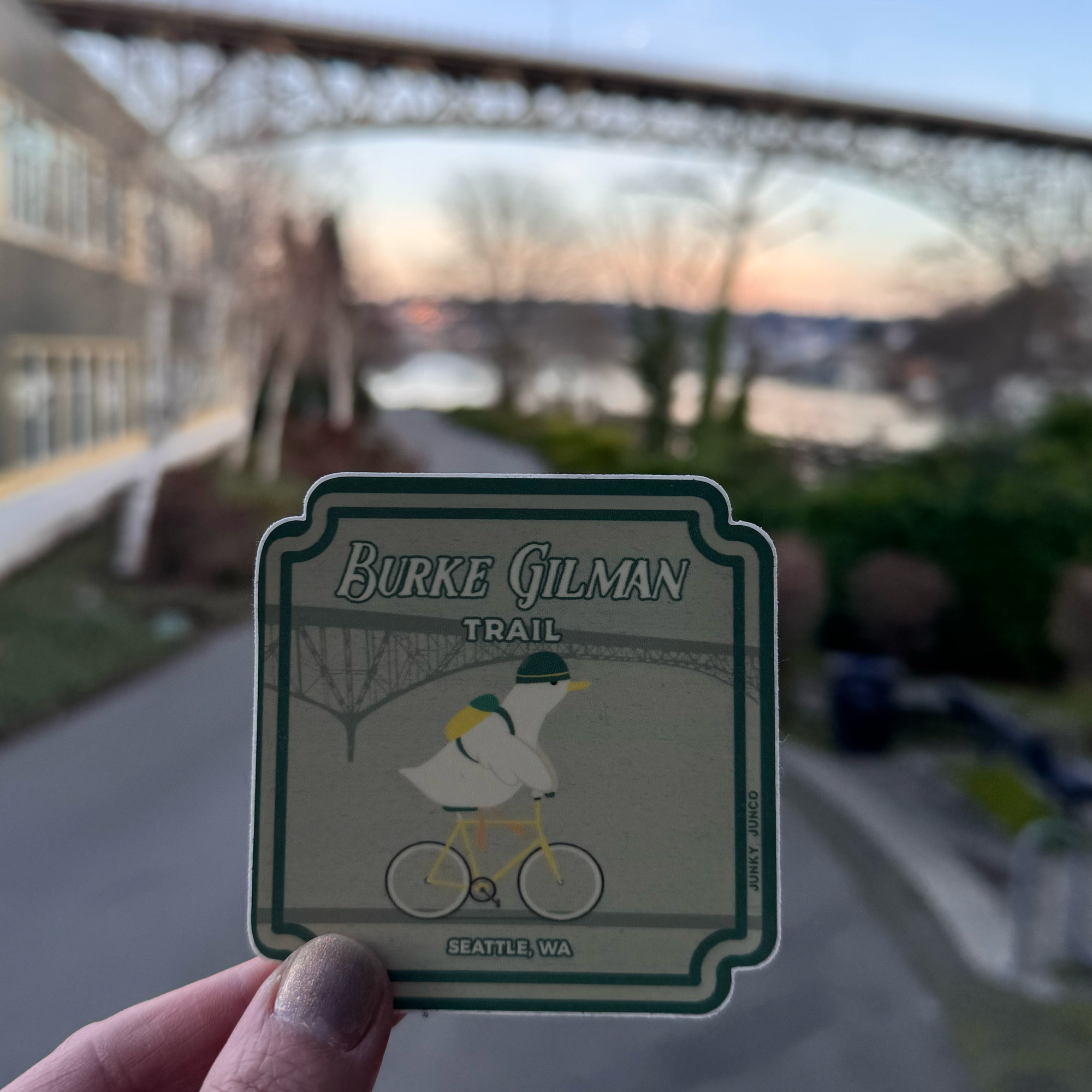 Burke Gilman Trail Sticker