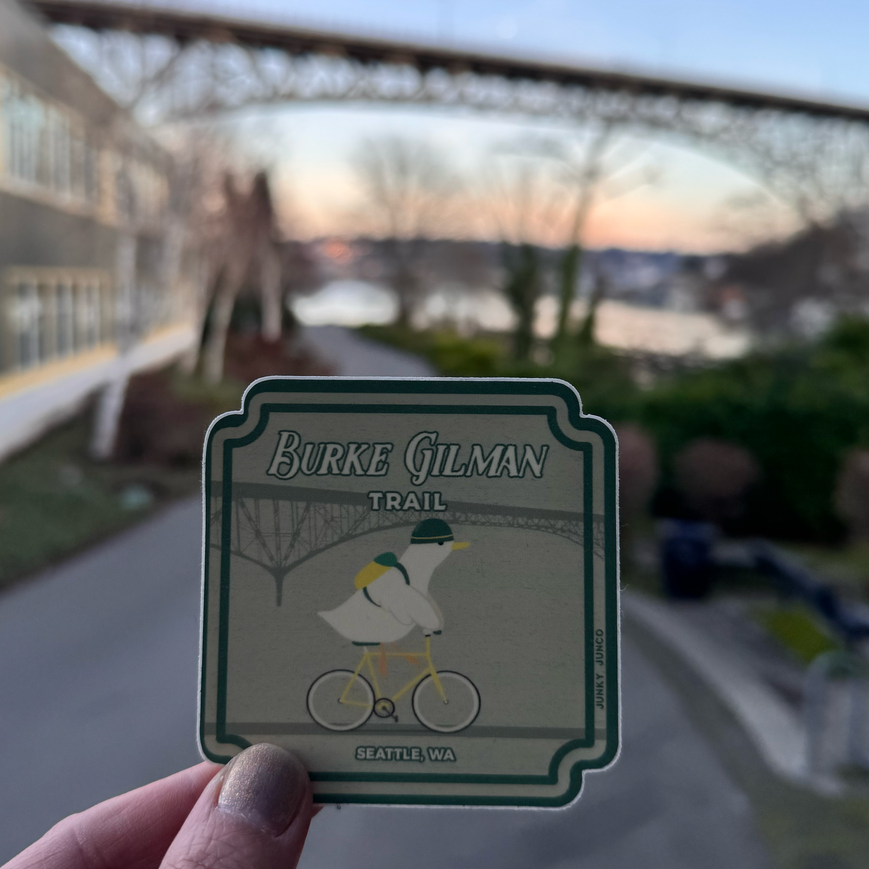 Burke Gilman Trail Sticker