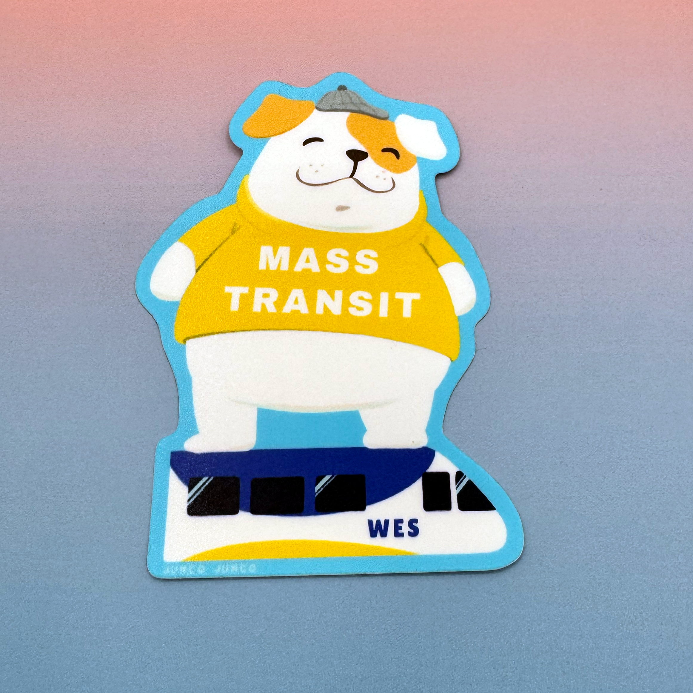 WES Train Sticker
