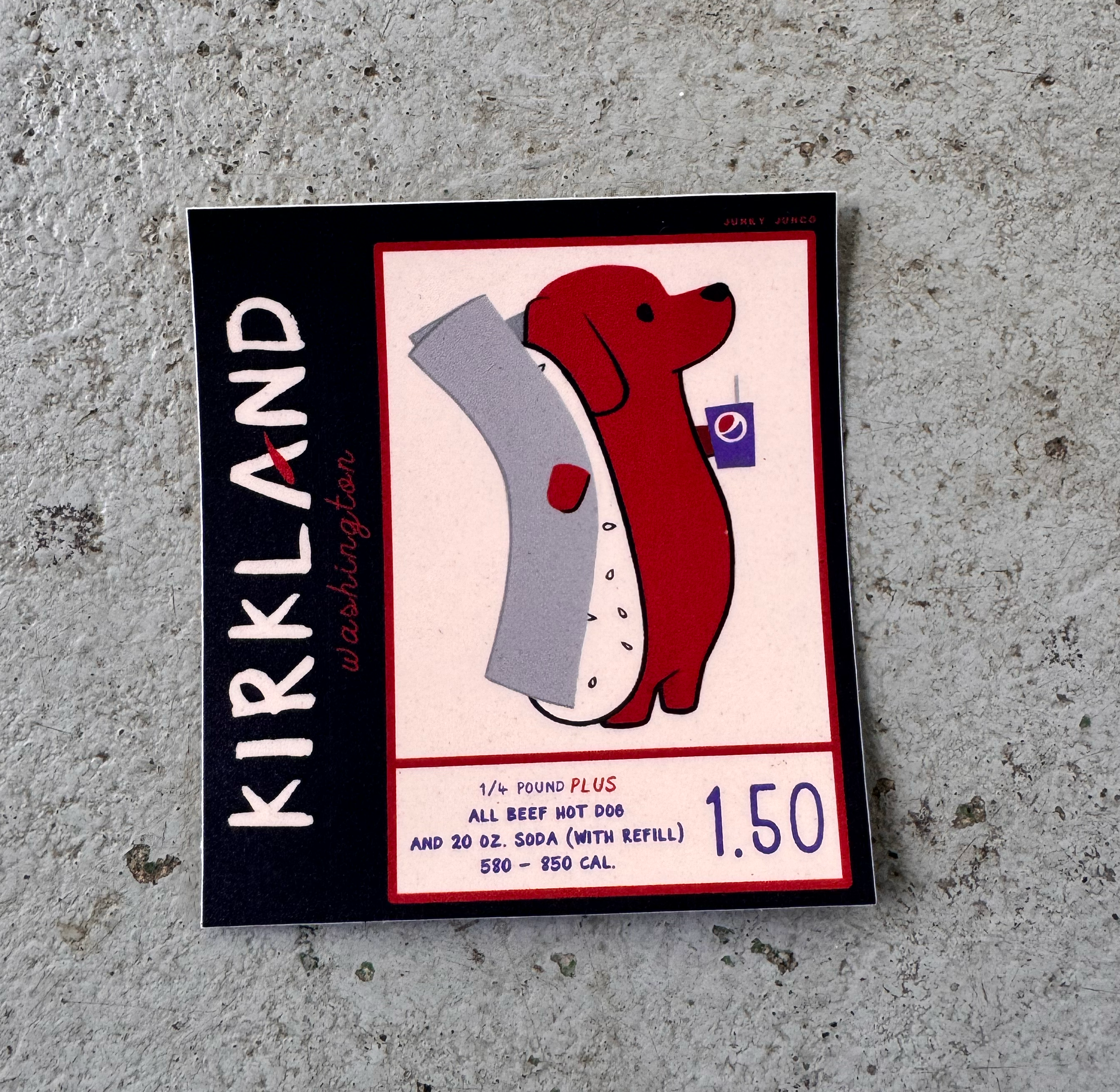 Kirkland Sticker