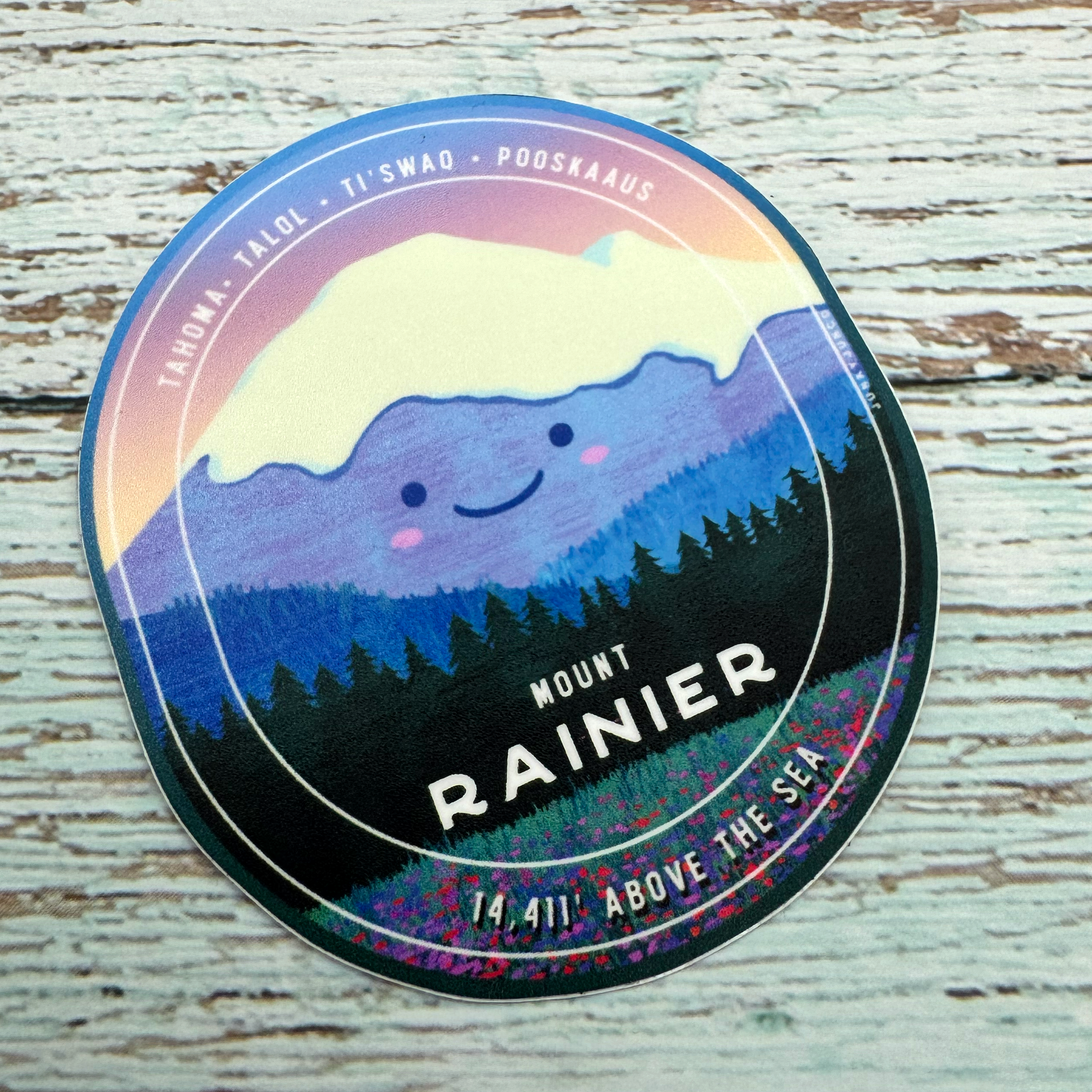 Mount Rainier Sticker