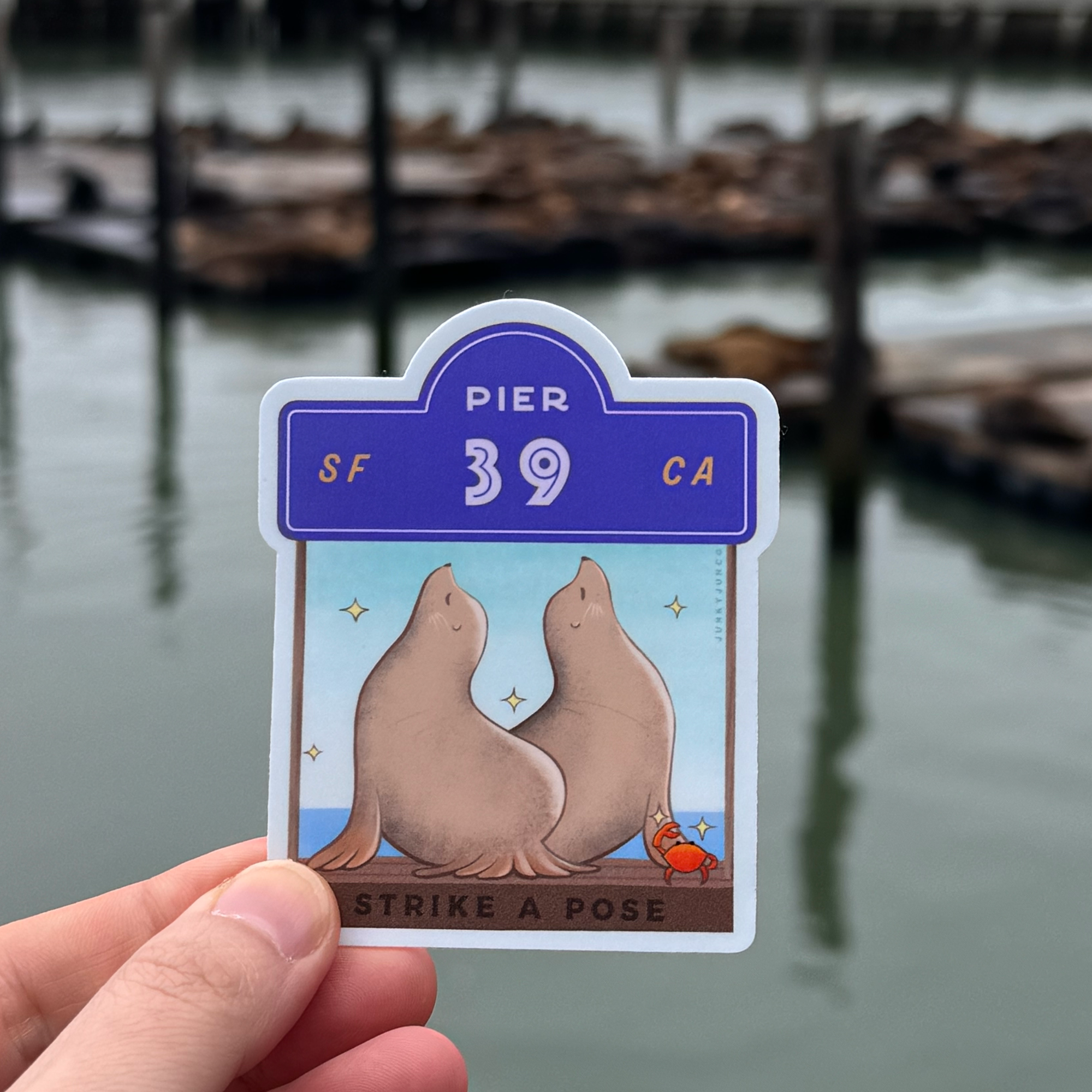 Pier 39 Sticker