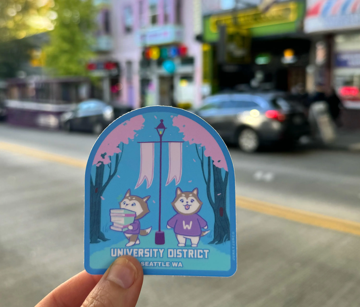 University District Sticker