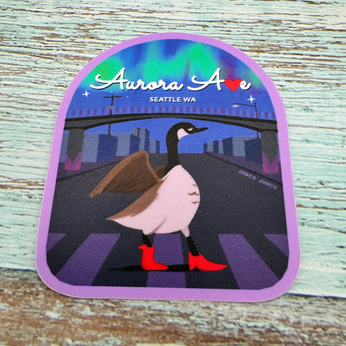 Aurora Ave Sticker