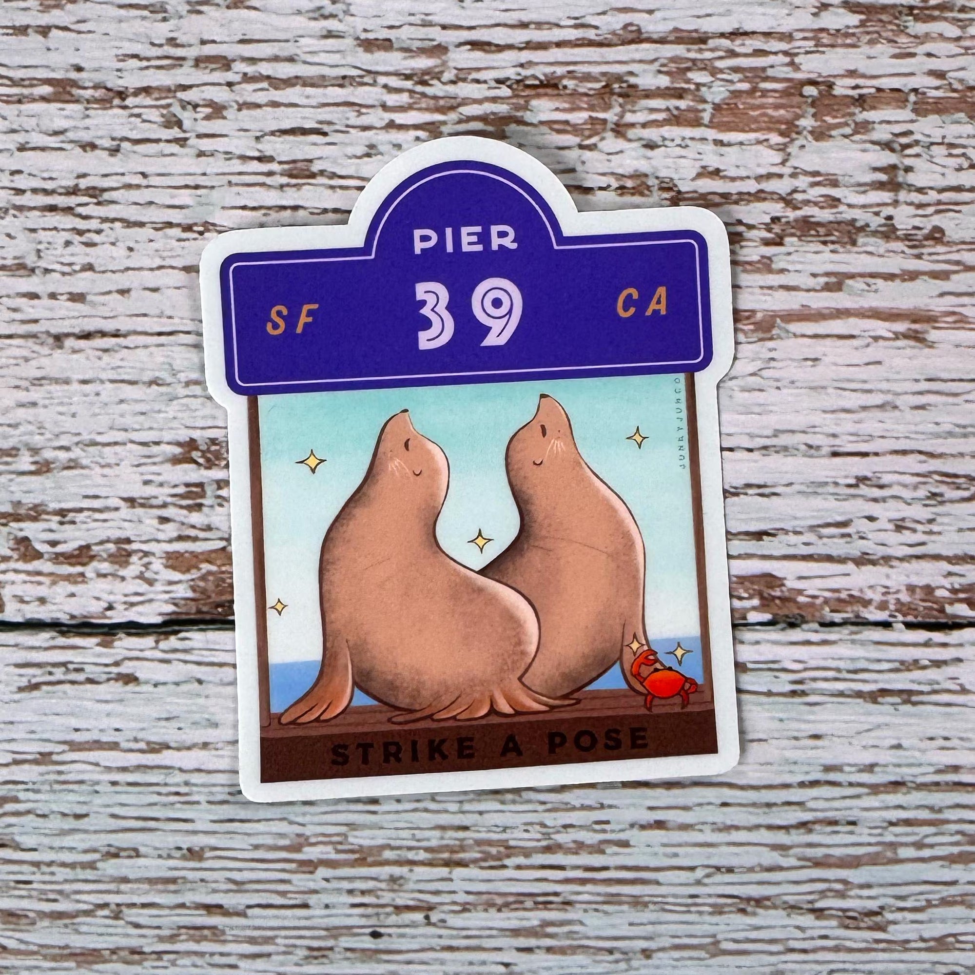 Pier 39 Sticker