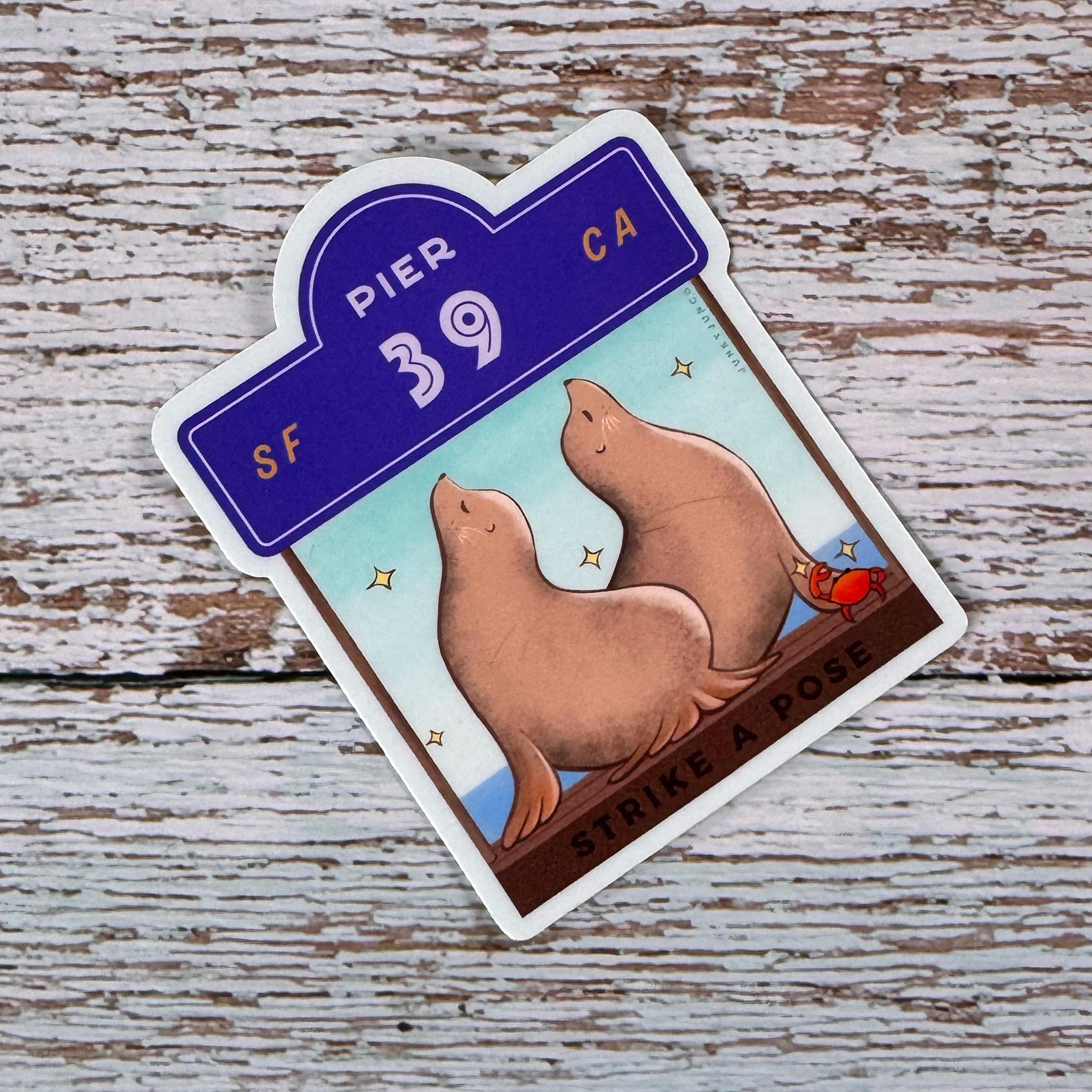 Pier 39 Sticker